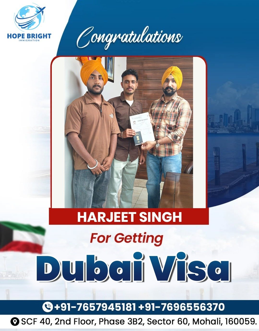 Client Testimonial & Visa Approval